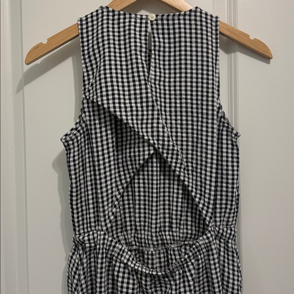 NWT! XS Petite LOFT Gingham, Seersucker Midi Dress - Picture 10 of 13
